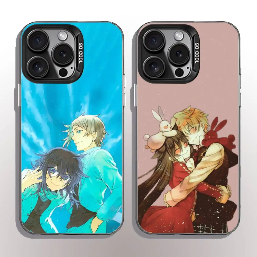 เคสโทรศัพท์ลายอนิเมะ Pandora Hearts สำหรับ iPhone 11-16 Pro Max สีสันสดใส กันลื่น ป้องกันรอยนิ้วมือ พร้อมเคลือบ