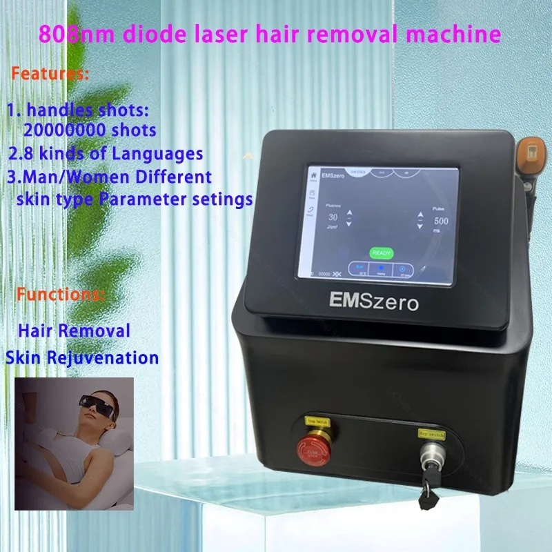 Diode Laser Hair Removal Machine Professional Man or Woman lasers Ice Pitanium 808 Nm1064 Nm Laserhairremoval Machine