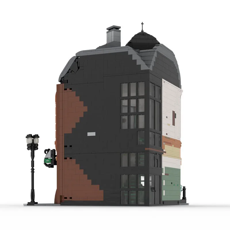 Medieval Castle Model Moc Building Bricks Cafe Fleur Model Technology Modular Blocks Gifts Christmas Toys Sets Assembly