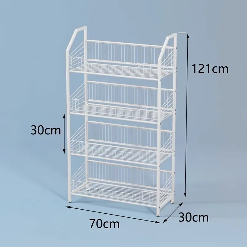 Modern Removable Rattan Basket Metal Display Stand Storage Baking Cake Cookies Cookies Dessert Snacks Fruit
