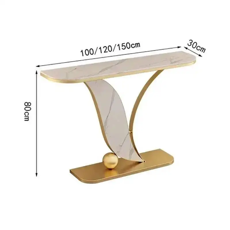 

Console Luxury Beauty Entrance Table Hall Vintage Modern Aesthetic Console Table Marble Glamour Tisch Wohnzimer Home Furniture