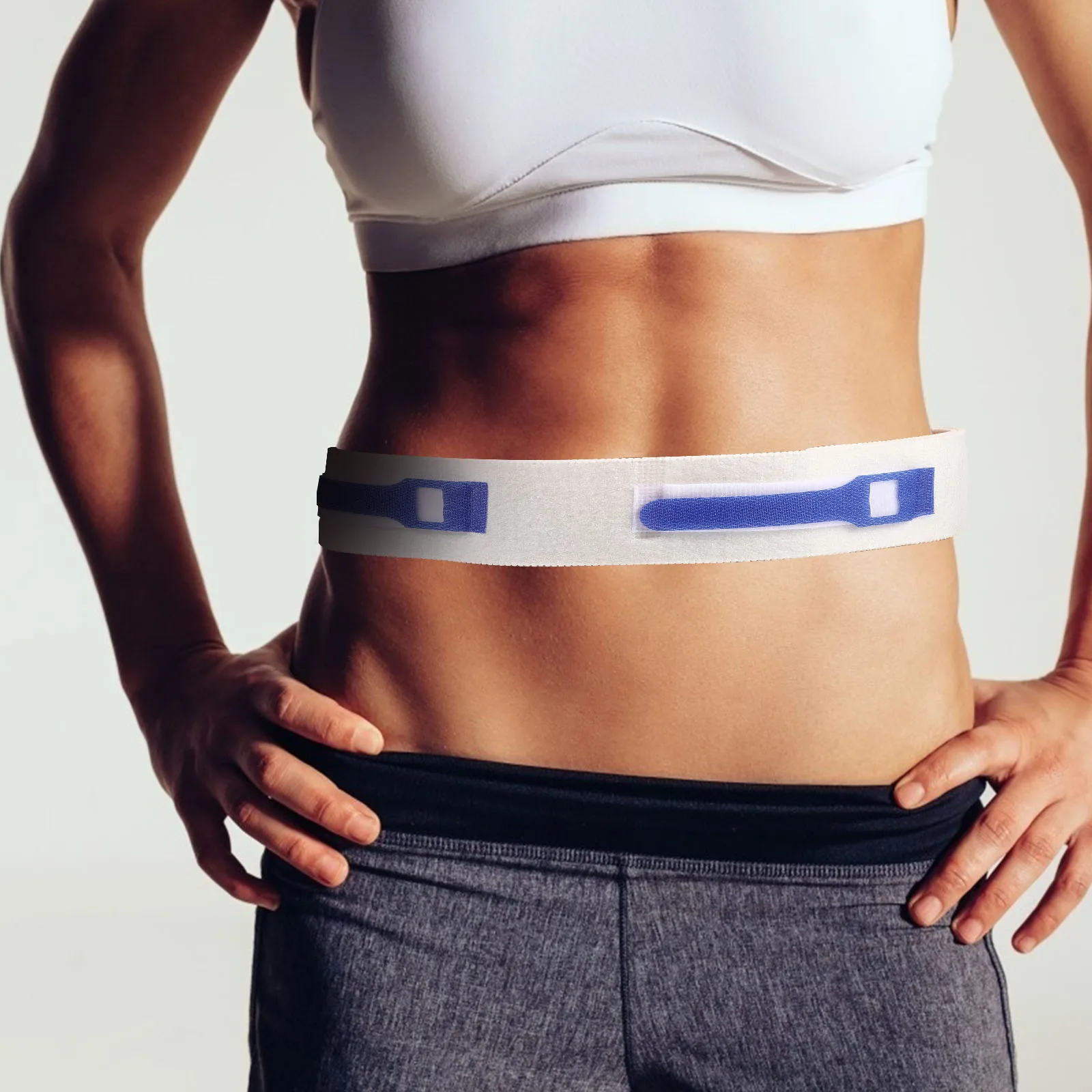 

Adjustable Feeding Tube Fixation Band Universal Abdominal Strap Securement Belt Lightweight Medical Holder For Patient