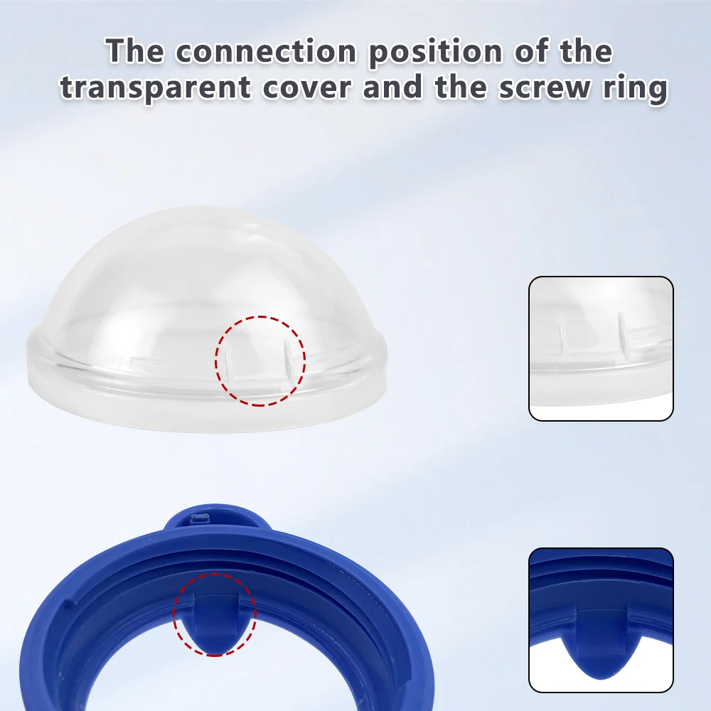 Head Part For E*S FX AIRFLOW Handy 2+ TP-HAF2 Cap Clear Cover Sand Cup for E*S Air Polisher Sandblaster Teeth Prophy Accessories