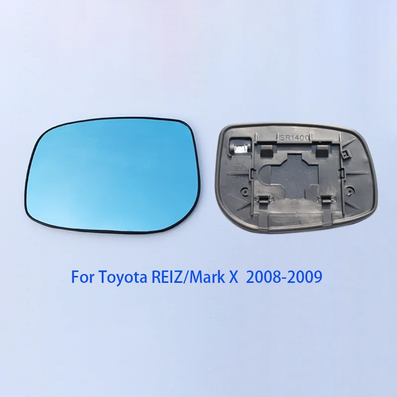 TVYVIKJ Side Rearview Mirror Blue Glass Lens For Toyota REIZ Prius Wish 2003-2019 Wide Angle View anti glare Mark X