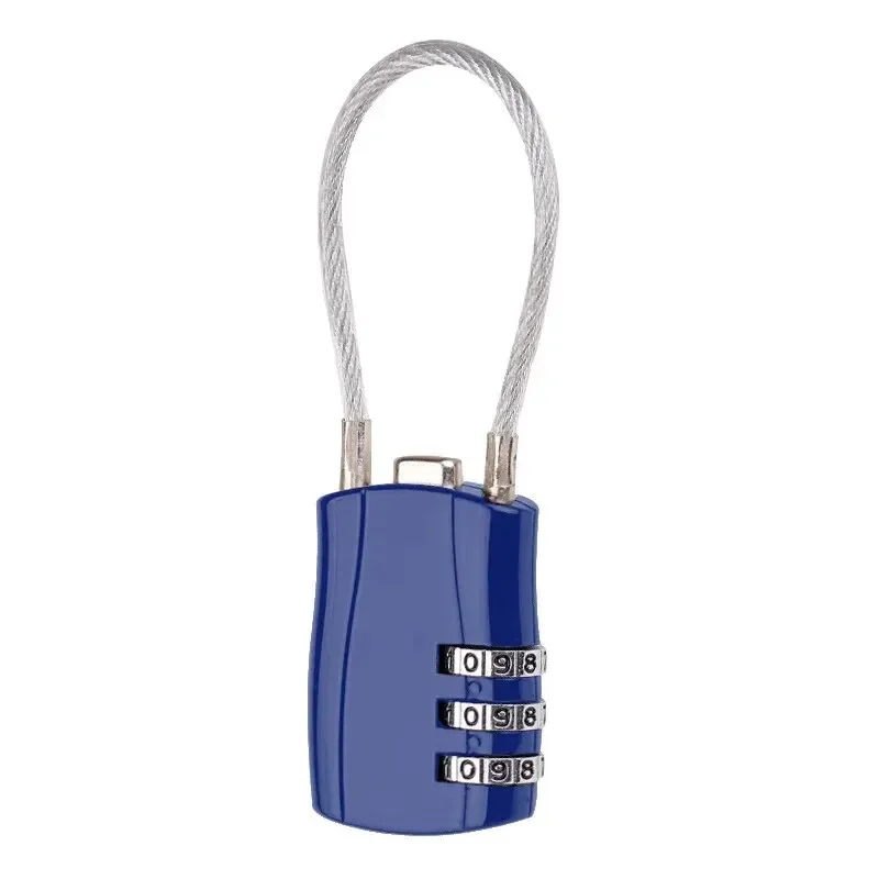 1pc Travel Luggage Lock With Password Security For School Gym Storage Cabinet File Tool Box Case Protection