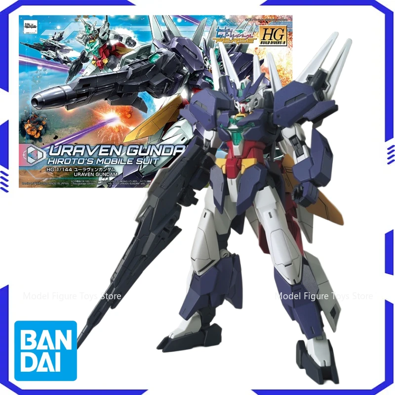 

Bandai Genuíno 1/144 HG-Uraven Gundam Model Kit Anime Warrior Component Model Anime Action Character Doll Toy Gift Boy's Gift