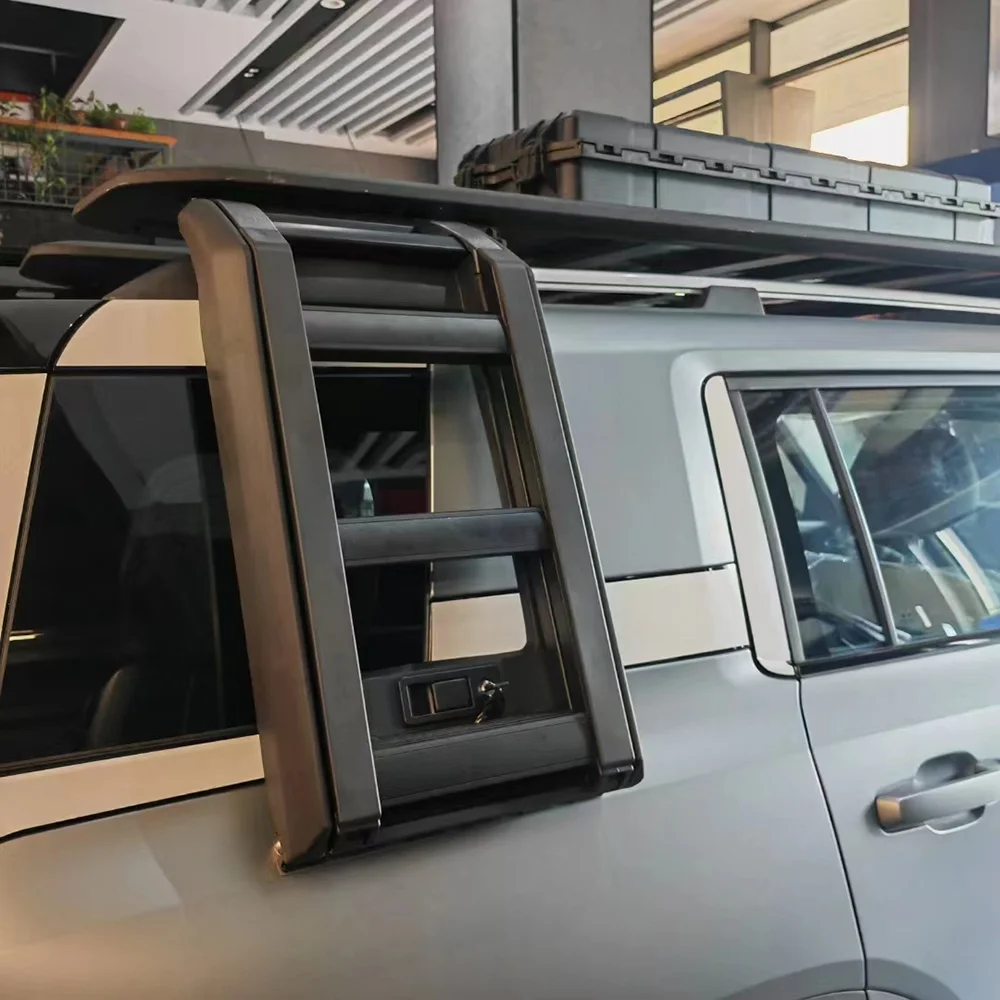 FOLDING LADDER for BEIJING BJ30  New Design 4x4 Off Road Aluminum Foldable Roof Side Ladder