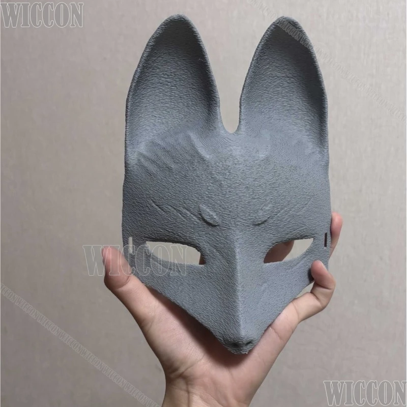 قناع الثعلب Kotoyuki Tsuneki Horro Game قناع تنكري 3 ألوان أبيض رمادي فضي للرجل كوس الزي حفلة الهالوين كرنفال الزي