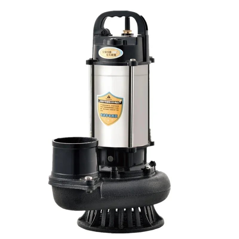 Old 4-inch stainless steel solar-powered 48/60 volt DC submersible pump for irrigation of wastewater