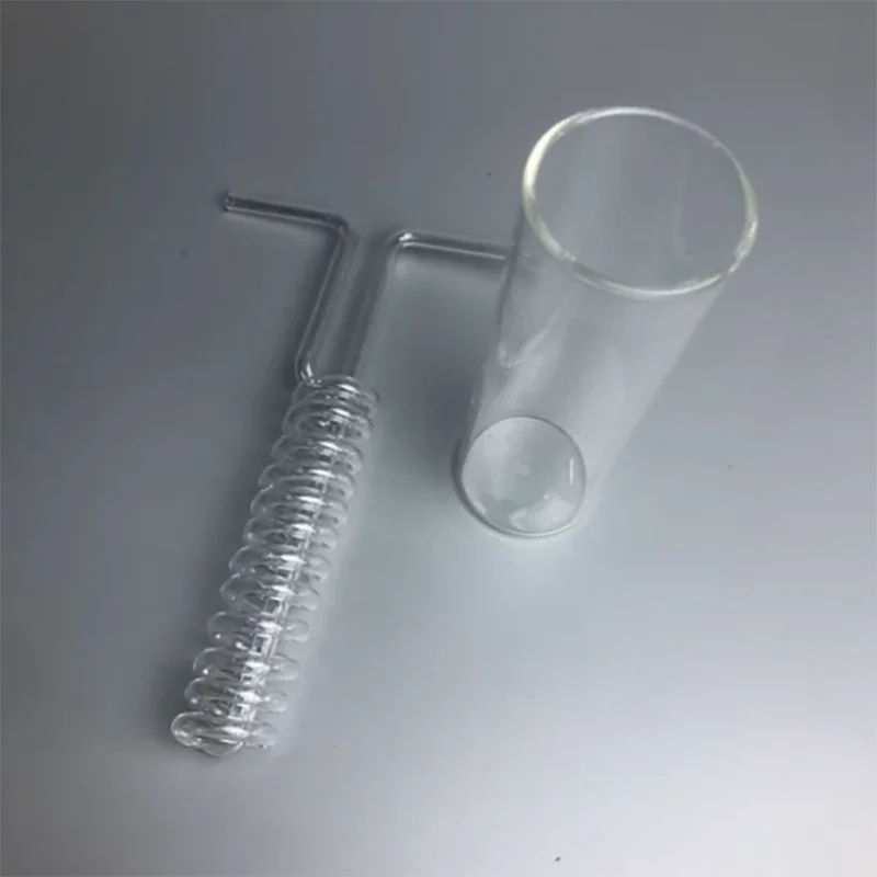 Snake condenser tube cooling cylinder diameter 110 snake cooling 95X120MM high temperature resistant glass