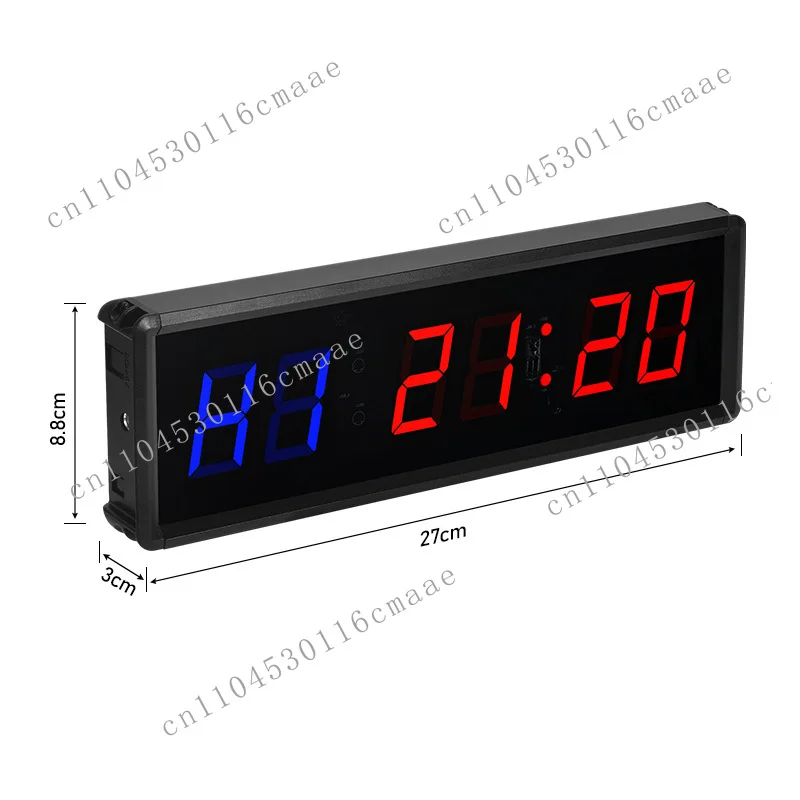 Competition Training Fitness Timer Sports Countdown Custom Cycle Timing LED Electronic Digital Timekeeping