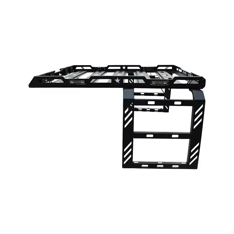 

Hot Sale High Quality Durable Car Roof Rack Platform With Ladder Fits For Wrangler JK JL