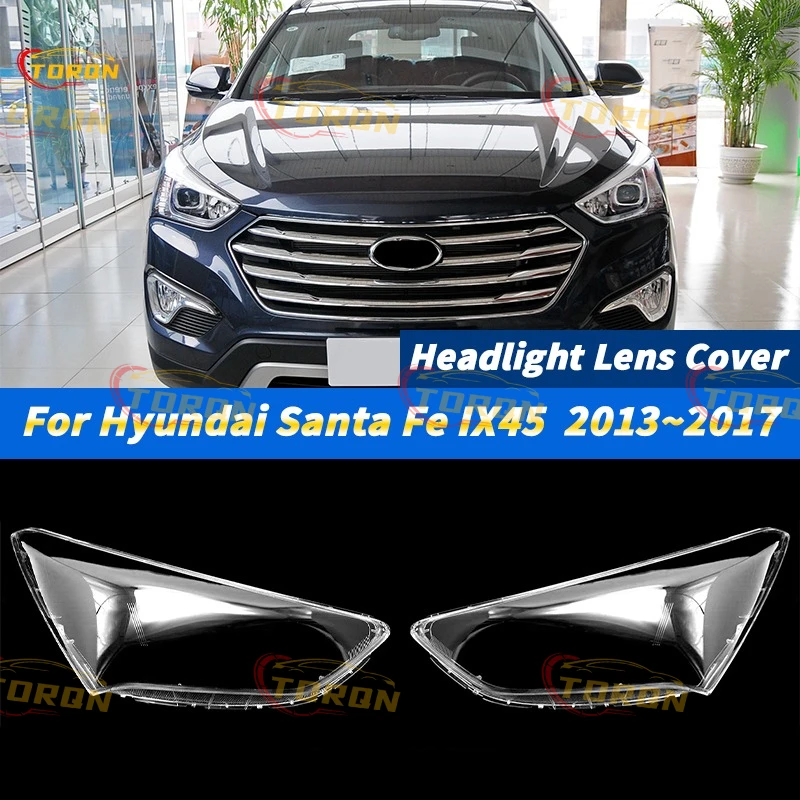 

Для Hyundai Santa Fe IX45 2013 2014 2015 2016 2017 крышка фар автомобиля абажур пылезащитный чехол для фар автомобильные аксессуары