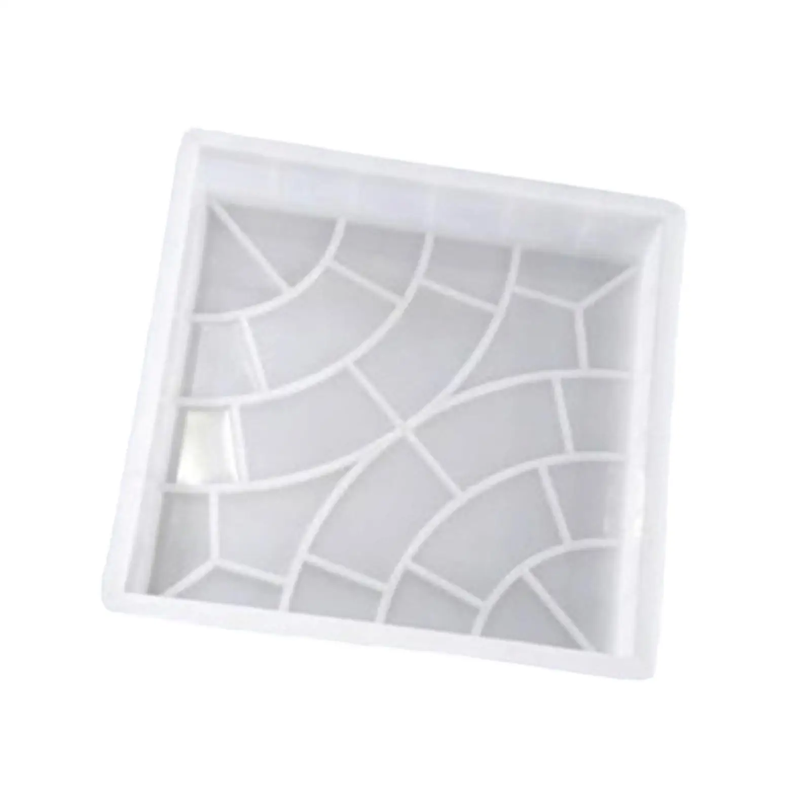 Garden Stepping Stone Concrete Brick Mould Square Pavement Paver Tool for Backyard Patio Walkway