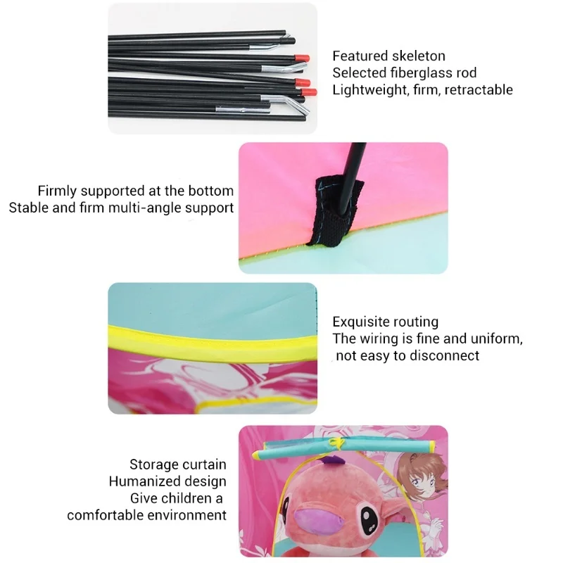 Foldable Up Tent For Kids Play Game House Playhouse Indoor And Outdoor Play Tent Christmas Gifts For Children