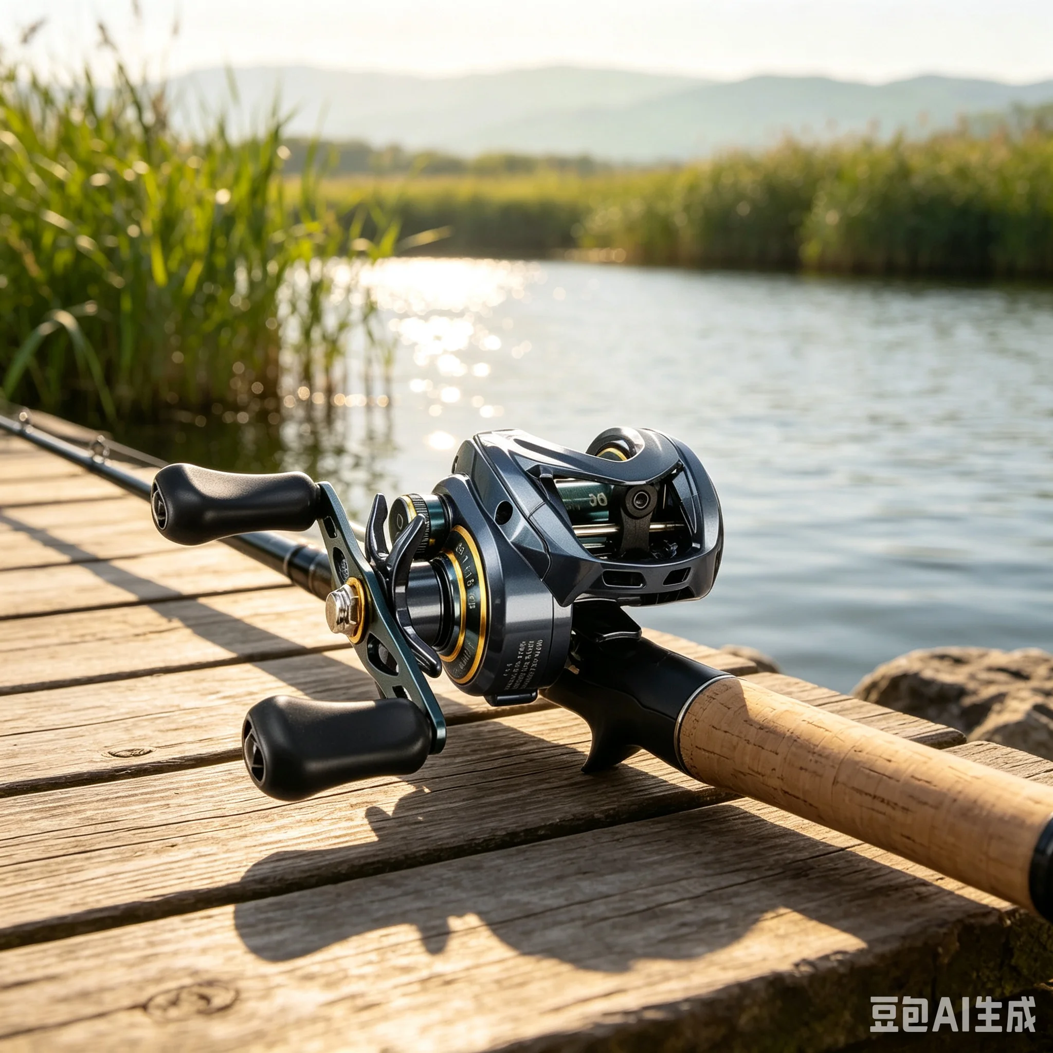 Baitcasting Reel 7.1:1 Ratio 8kg Brake 5+1 Bearings DC Brake CS200 Left Right Hand Fishing Reel With Intelligent Brake