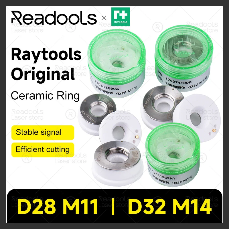 Laser Ceramic Raytools Diameter 28 32mm Nozzle Holder Laser Ceramic Body Parts for Raytools BM110 BT230 BT240 BM114