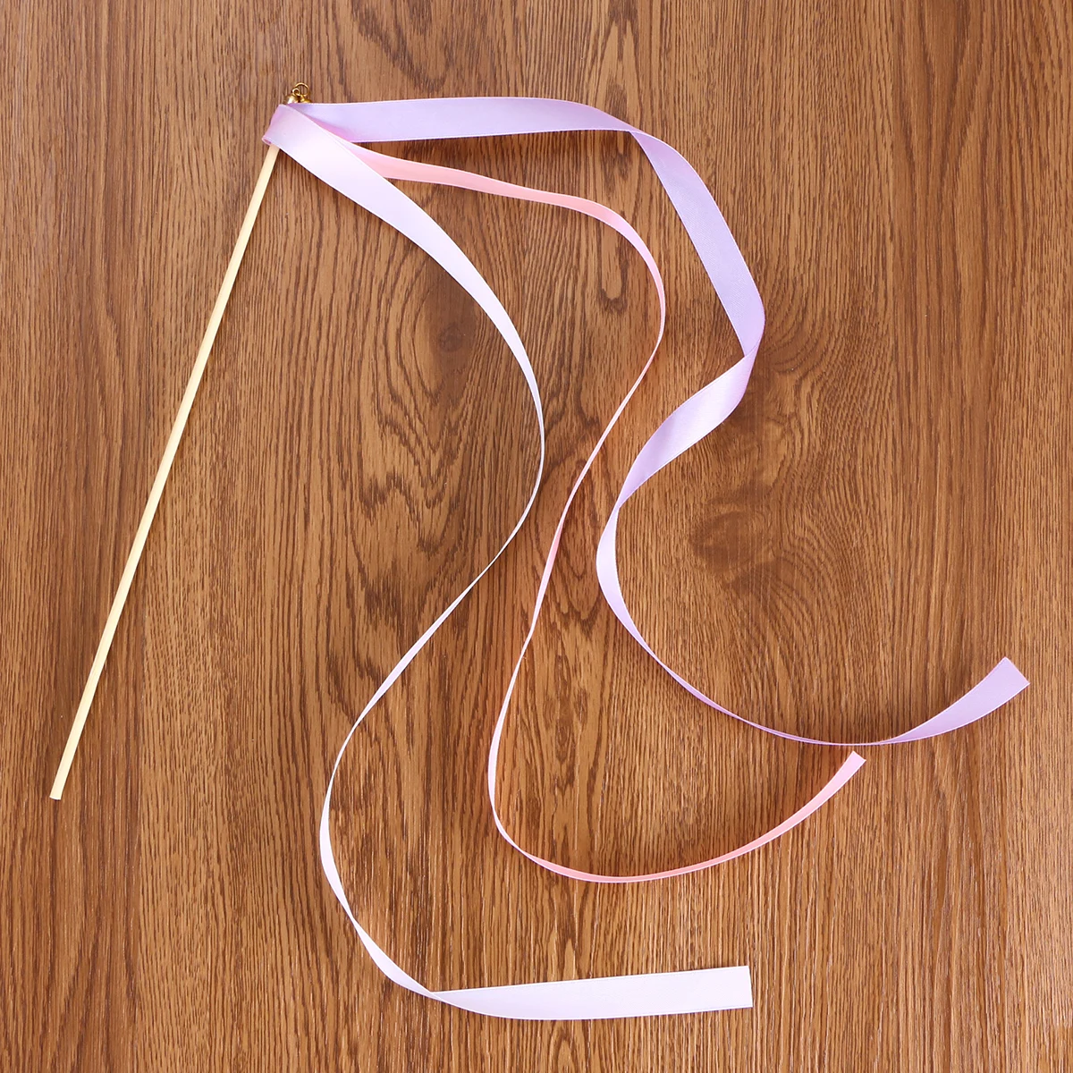 

20 Pcs Ribbon Rods Yellow Baby Small Bell Fairy Wands Party Favors Wedding Ceremony Reception Decorations Photos Games