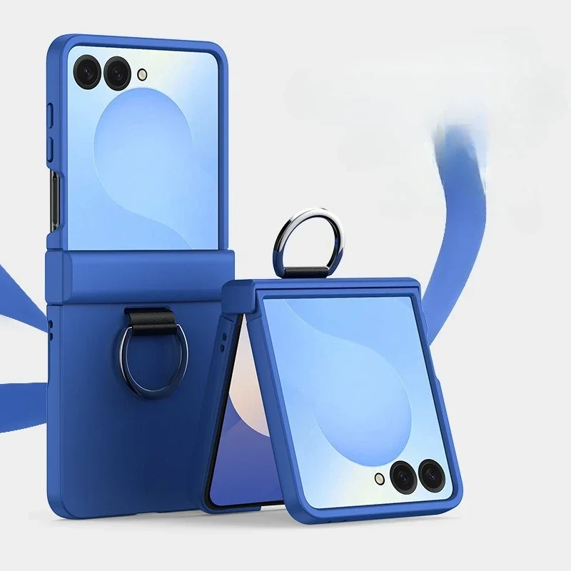 Ring-Klapp-Handyhülle für Samsung Galaxy Z Flip 7, 6, 5, 4, 3, Z Flip7 FE All-Inclusive-Scharnierschutz, stoßfeste Abdeckung – Detail 13
