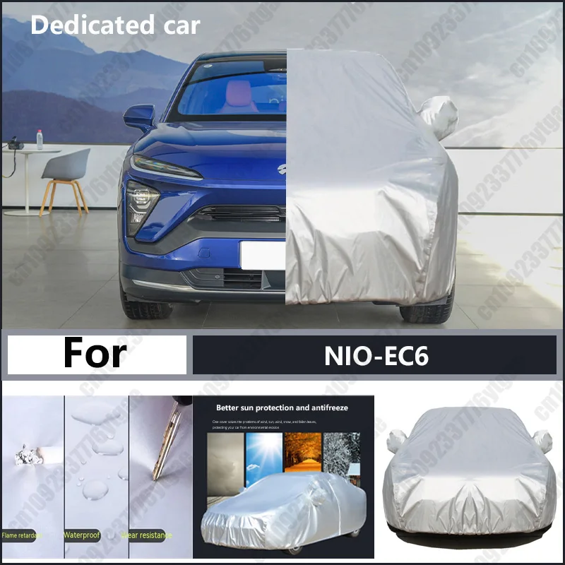 

For NIO-EC6 Oxford cloth car cover for sun protection, rain resistance, and all season special car dust cover