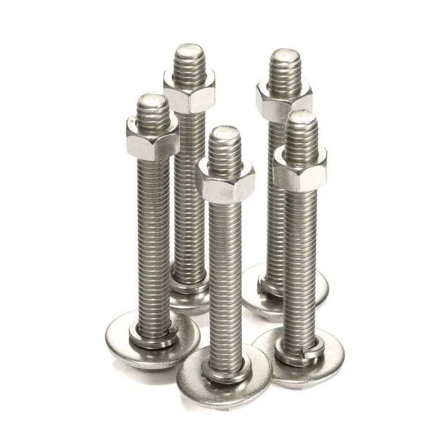 1 420 x 3 Viti a testa esagonale Bulloni e dadi Piatto Washe Spring Washe Acciaio inossidabile 188 304 10 set