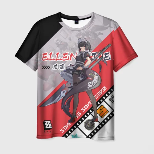 Game Zenless Zone Zero Ellen 3D Print Casual Men/Women\'s Hip Hop Short-sleeve Kids Anime T-Shirt Harajuku Styles Unisex Clothes