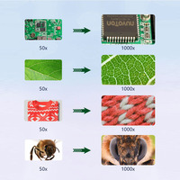 USB Electronic Microscope with Stand Digital Microscope Camera 500X 1000X 1600X for Cell Phone Repair