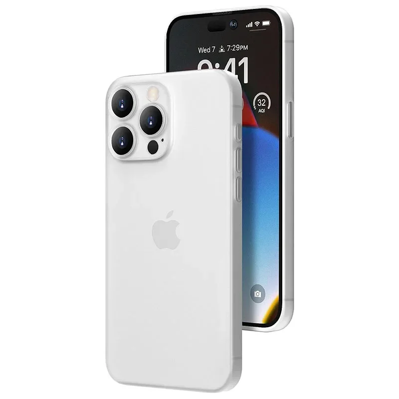 Matte Transparent White Silicone Case for iPhone 15 Pro Max Coque 14 13 12 Pro XS Max Mini X XR 7 8 6S Plus 6 SE 2020 2022 Funda