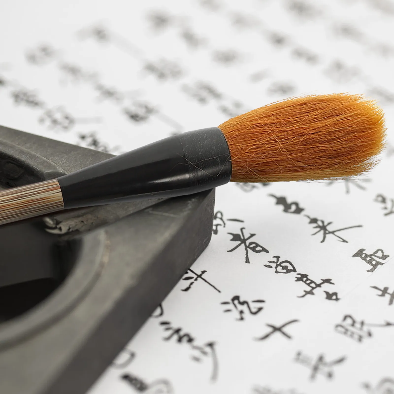 2Pcs Chinese Calligraphy Brush Pens Hanging Large Calligraphy Painting Brushes Portable Lightweight Traditional Couplets Writing