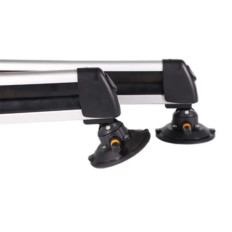 Black Aluminum Ski And Snowboard Rack Car Roof Mount with Industrial Grade Suction Cup for DIY Customization ODM OEM Support