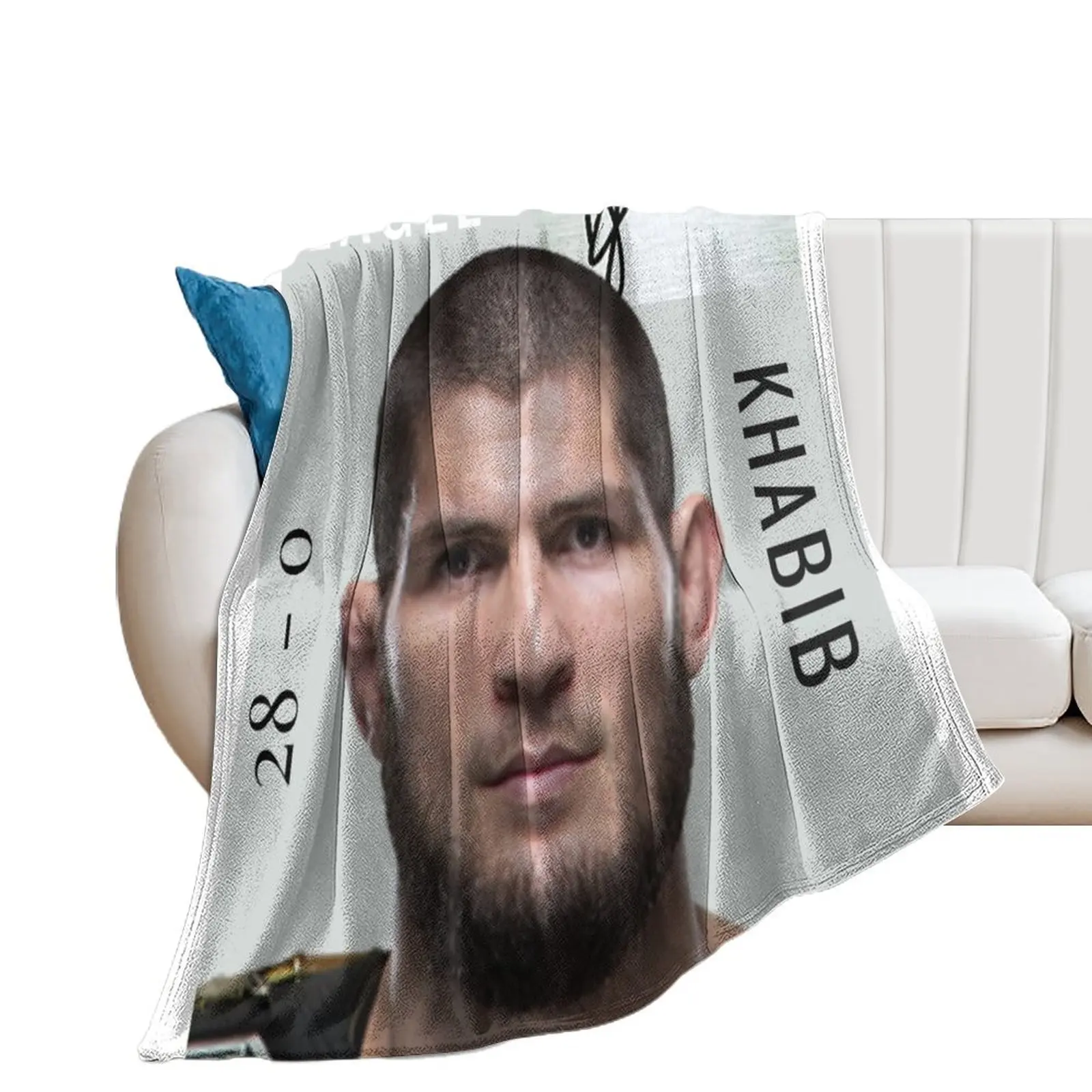 

Khabib Nurmagomedov The Eagle MMA Champion Throw Blanket Luxury Brand Thins Camping Blankets