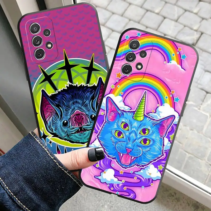 Jackal Eyes Rabbit Phone Case For Samsung S20 Lite S22 S30 Ultra S21 Fe S10 S9 E Plus Macia Soft Silicone Cover