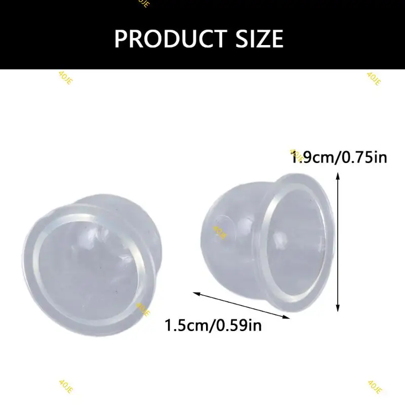 40je 10pcs Transparent Primer лампочки