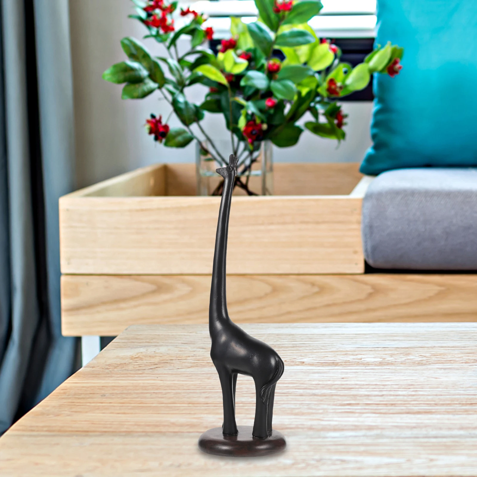 

Elegant Giraffe Paper Towel Holder Functional Tissue Stand for Kitchen Bathroom Tabletop Roll Organizer Home Decor