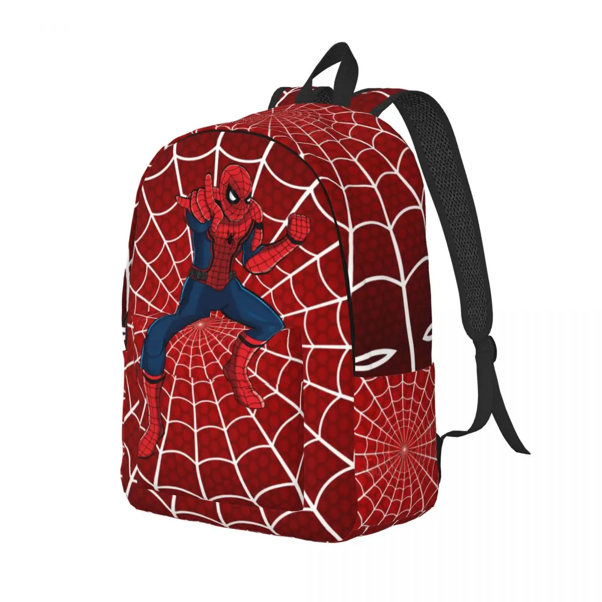 Custom Spider Man Superhero Travel Canvas Backpack Women Men School Computer Bookbag College Student Daypack Bags