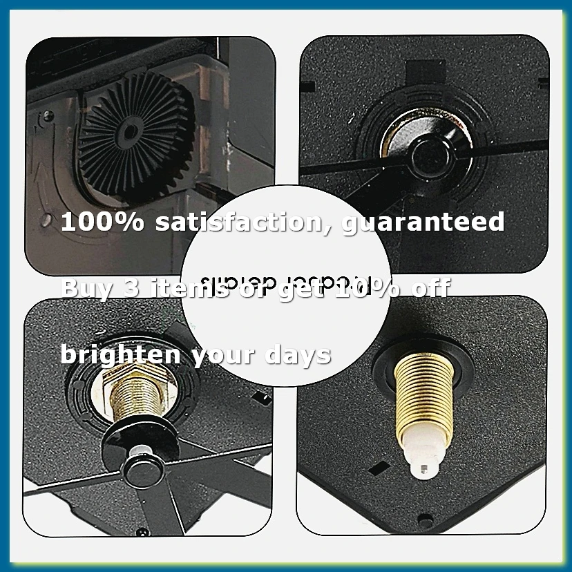 Clock Mechanism Diy Kit Mechanism For Clock Parts Wall Clock Quartz Hour Minute Hand Quartz Clock Movement Home DecorationA09G