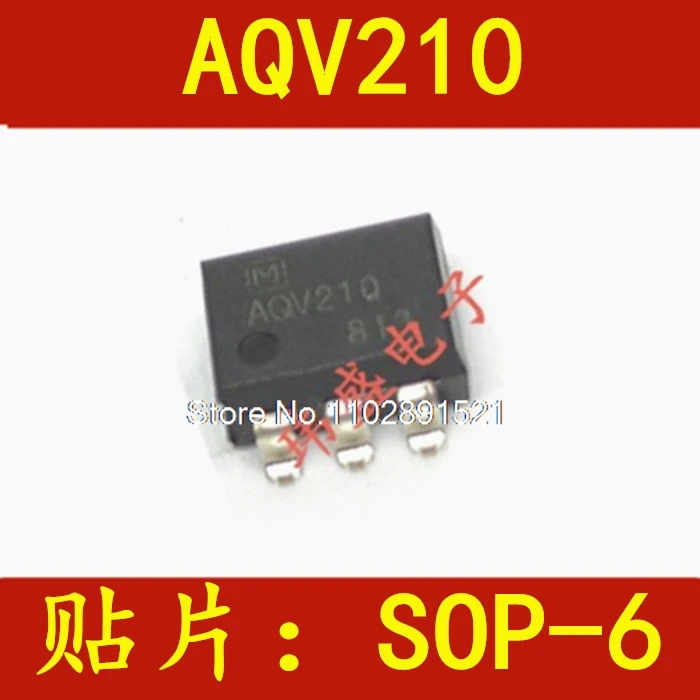 (10PCS/LOT) AQV210 SOP-6   AQV210EH