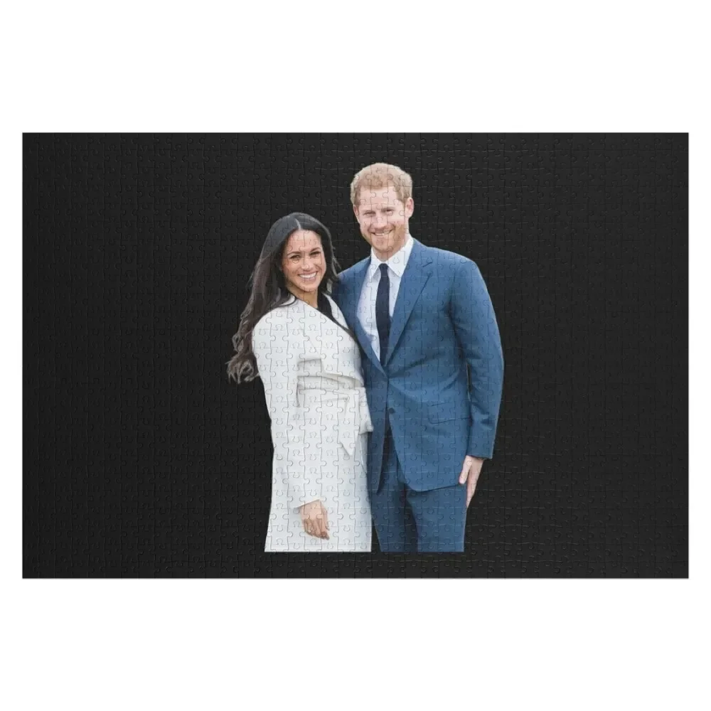 

Prince Harry and Meghan Markle Royal Jigsaw Puzzle Scale Motors Personalized Puzzle