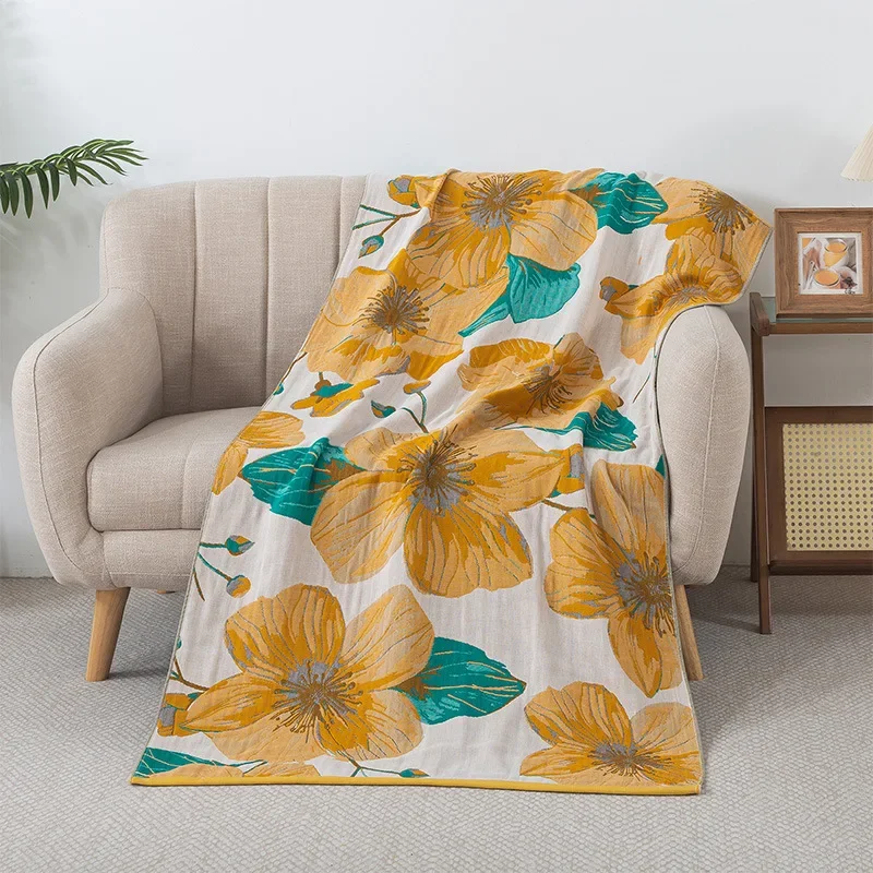 New Floral Cotton Bath Towel For Adult Household Soft Absorbent Large Towel 80x160cm Swimming Pool Beach Couple Bathroom Wrap
