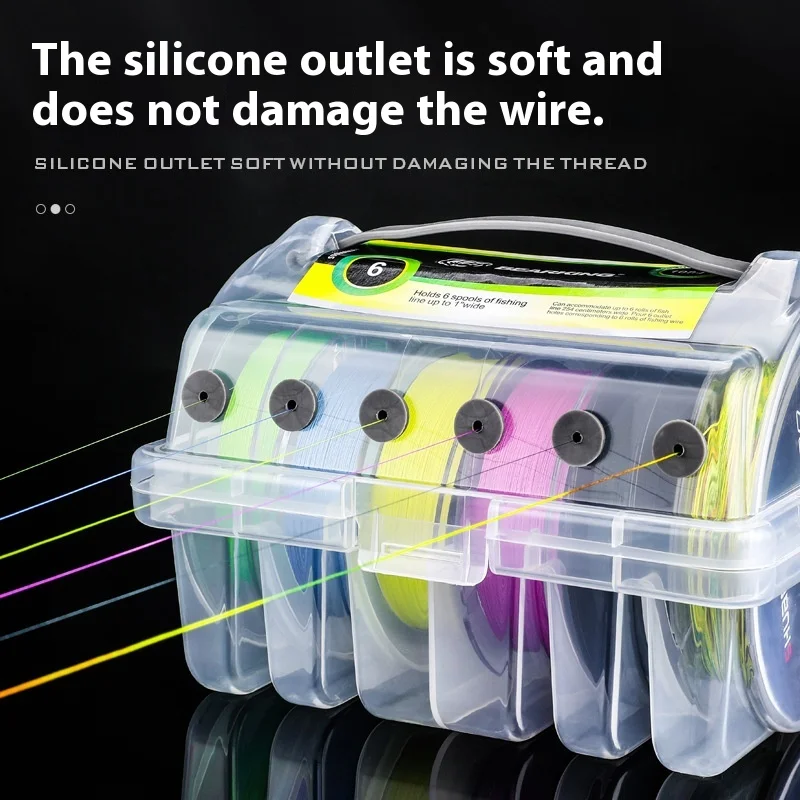 صندوق تخزين خط صيد كبير متعدد الوظائف من Bear King منظم خط كربون من النايلون البولي ايثيلين معدات صيد الأسماك المحمولة #5