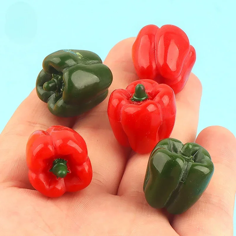 3D Resin Mini Toy Chili Figures DIY Miniatures Accessories Kawaii Flatbacks Items Embellishments Scrapbooking Materials Supplies