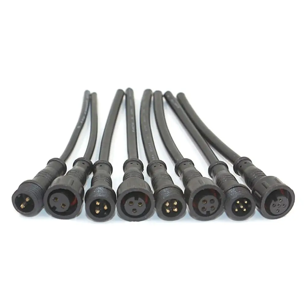 Equipment Power Wire Signal Line 2Pin 3Pin 4Pin 2Pin3Pin4Pin Cable Waterproof Connector Line Base Connector Optional Cable