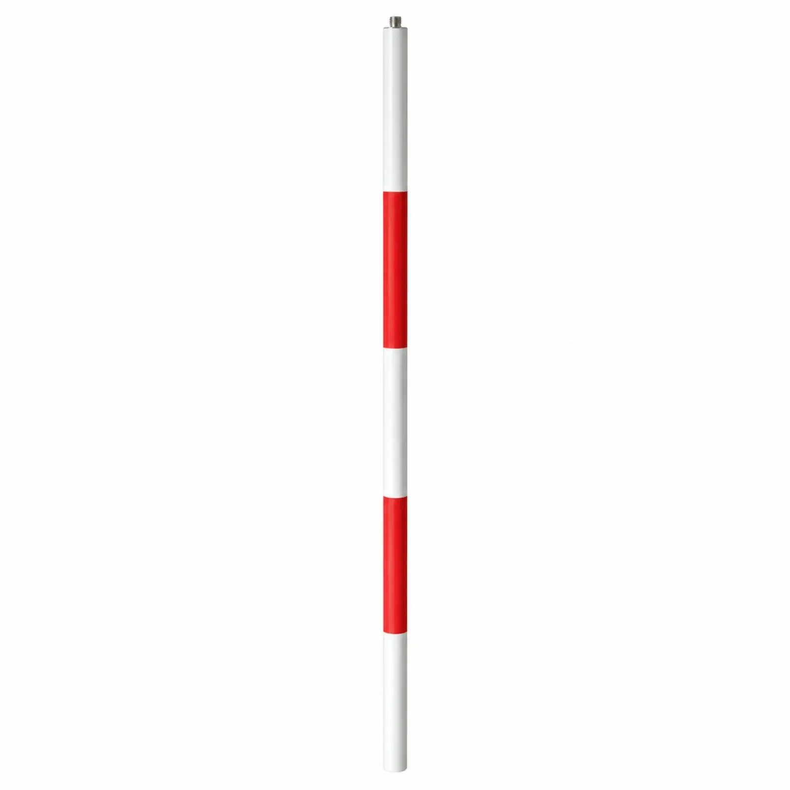 Surveyor Ranging Pole Telescopic Design Aluminum Alloy Construction with 20cm Color Marks for Railway Surveying Tasks