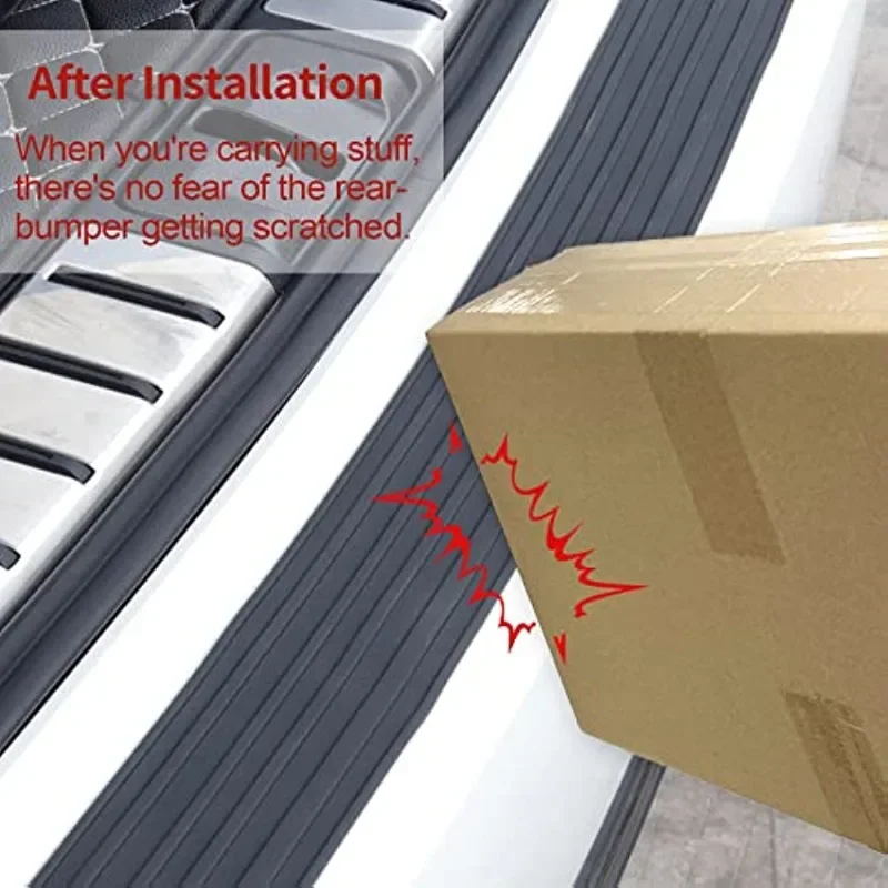 Stamm Hinten Schutz Stoßstange Schutz Anti Scratch Auto Stamm Dekorative Matte Universal Tür Sill Dekorative Abdeckung Streifen Auto Styling – Detail 3