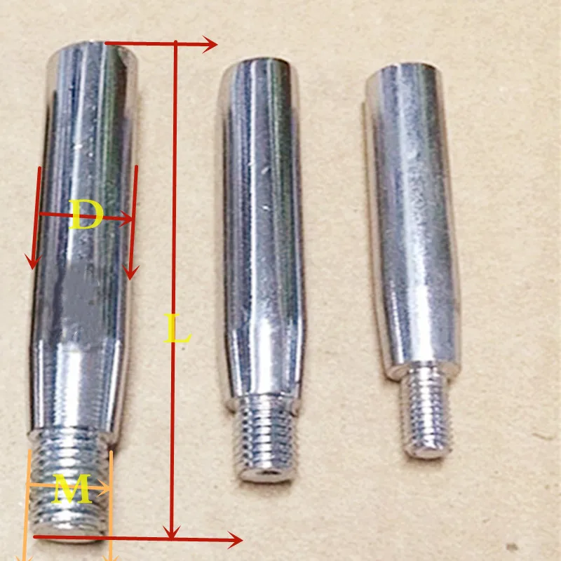 1 Piece M6 M8 M10 M12 M14 M16 Adjustable Handle Lever Through-core Handle Straight Handle Rotating Handle Handwheel Handle Nut