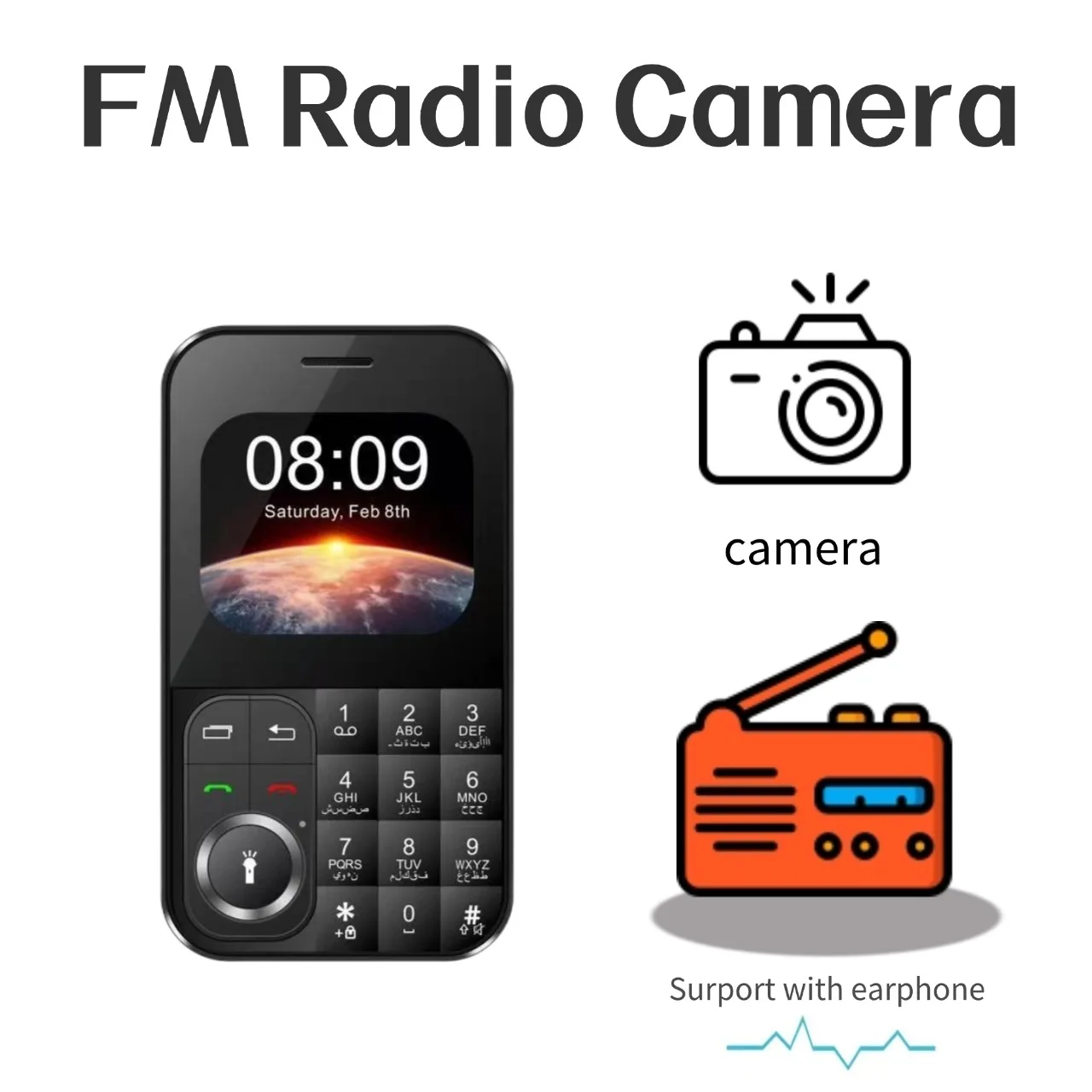 Pocket Phone Ultra Slim Mini Speed Dial Dual SIM Voice Changer LED Blacklist Torch Large Button Palm Cellphone Small Size Cheap