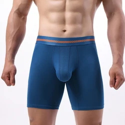 Boxer à Jambes sulfen Coton pour Homme, Sous-Vêtement de dehors Doux et Respirant, Grande Taille