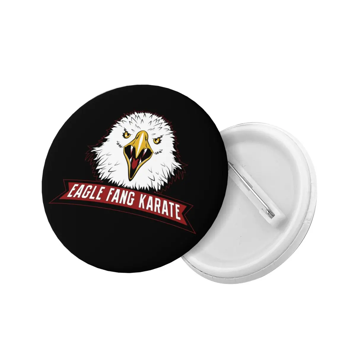 Eagle Fang Karate Cobra Kai Soft Button Pin Custom Funny Classic Tv Movies Pinback Badge Brooch Lovers Gift