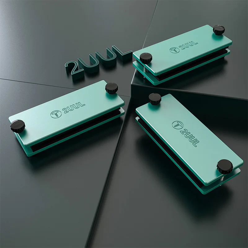 범용 휴대폰 유리 교체용 금속 고정장치 라이트 프레스 클램프, 휴대폰 LCD 스크린, 알루미늄 합금 고정 클립, 2uul