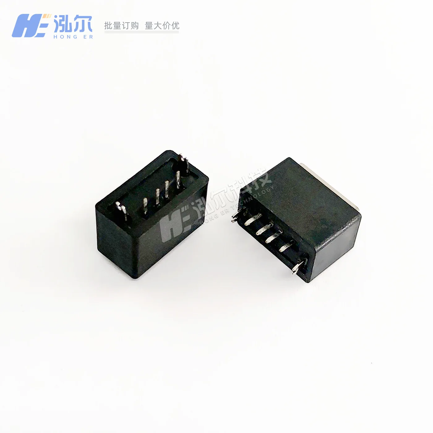 For USB2.0 AF 180 degree hairtail fork H = 11.8mm waterproof grade IPX7 high temperature resistant 260 degree vertical plug